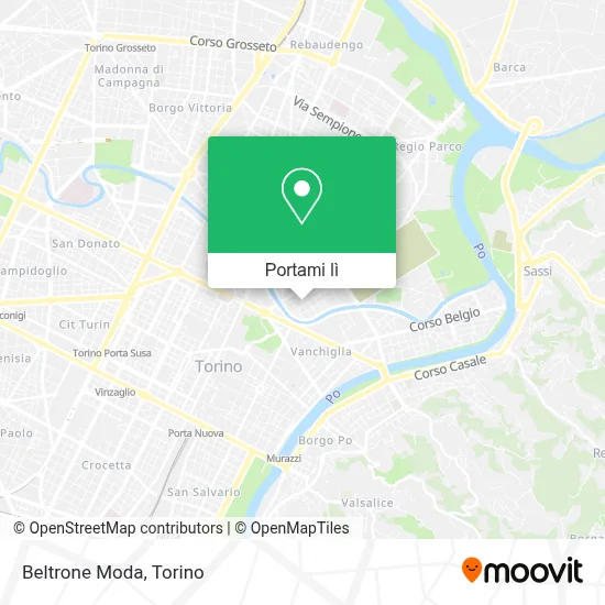 Mappa Beltrone Moda