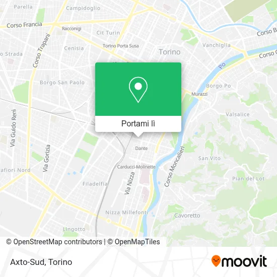 Mappa Axto-Sud