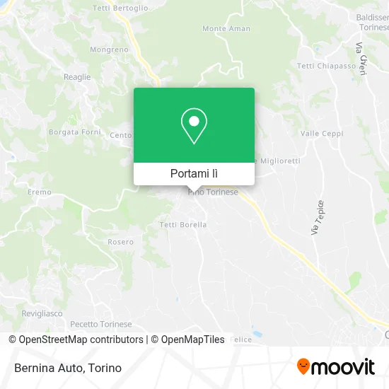 Mappa Bernina Auto