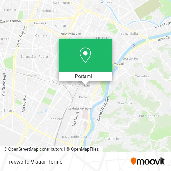 Mappa Freeworld Viaggi