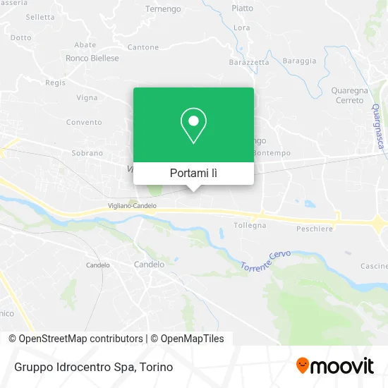 Mappa Gruppo Idrocentro Spa
