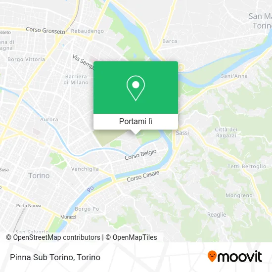 Mappa Pinna Sub Torino