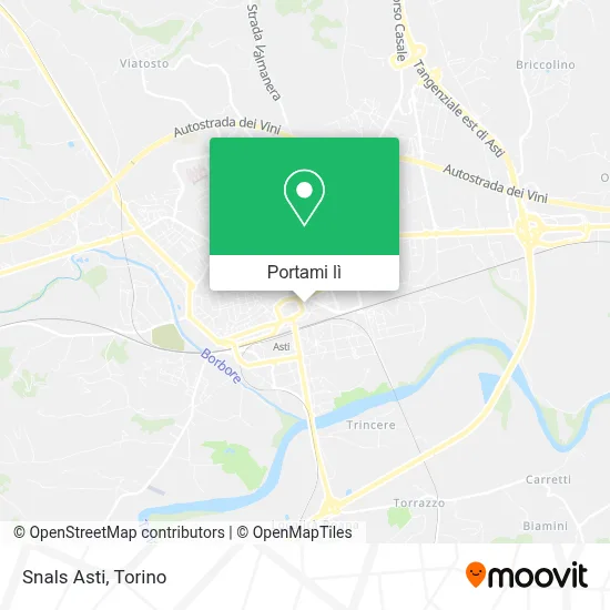 Mappa Snals Asti