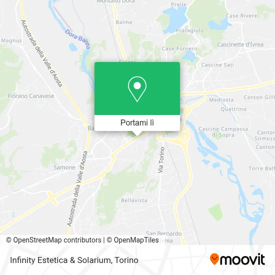 Mappa Infinity Estetica & Solarium