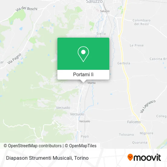 Mappa Diapason Strumenti Musicali