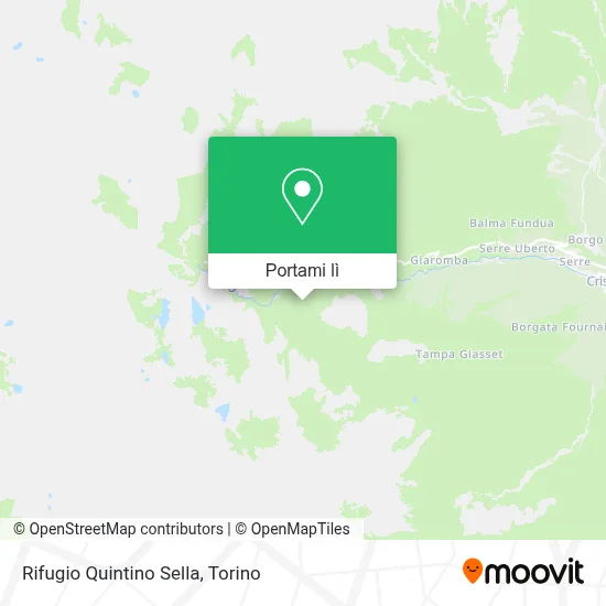 Mappa Rifugio Quintino Sella
