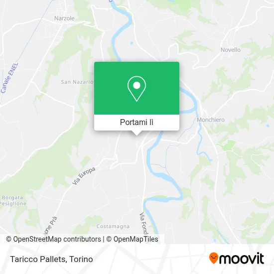 Mappa Taricco Pallets