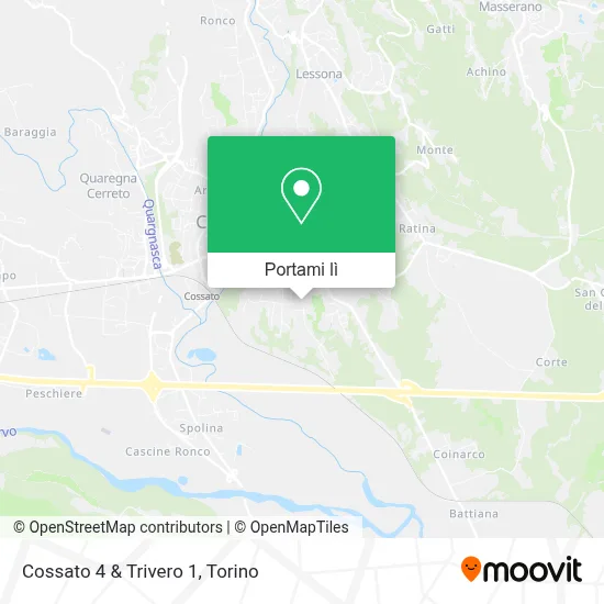 Mappa Cossato 4 & Trivero 1