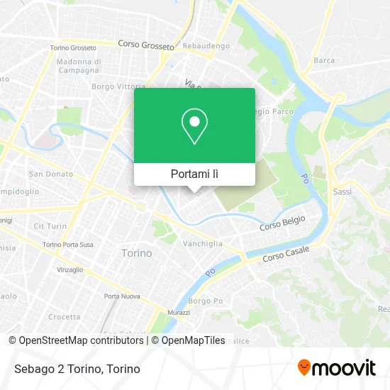 Mappa Sebago 2 Torino