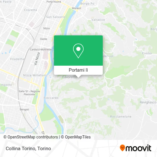 Mappa Collina Torino