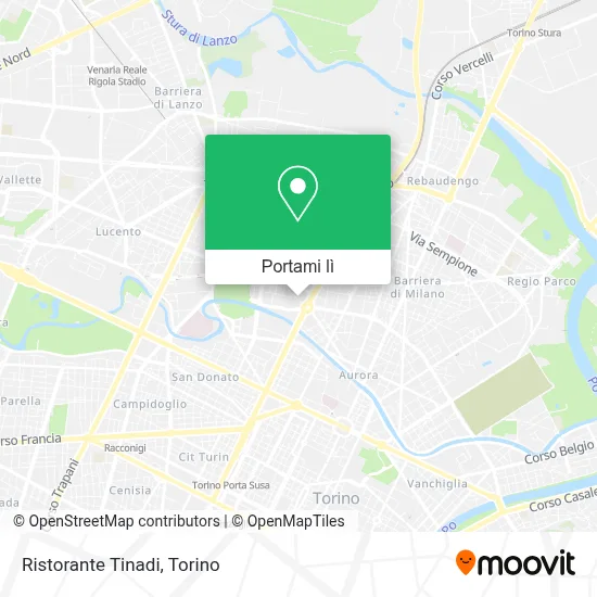 Mappa Ristorante Tinadi
