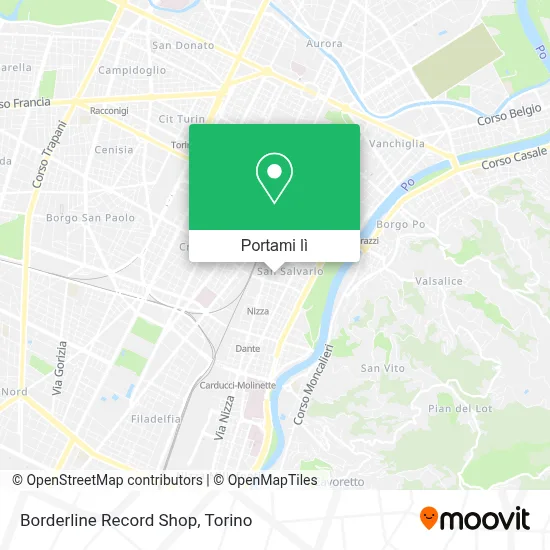 Mappa Borderline Record Shop