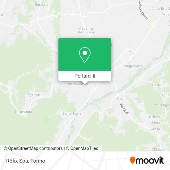 Mappa Röfix Spa