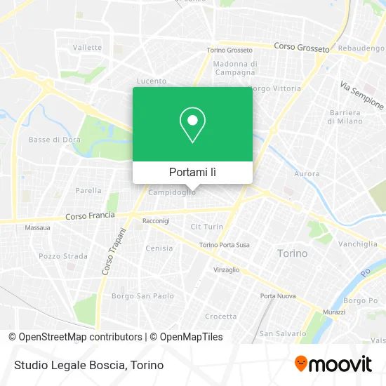 Mappa Studio Legale Boscia