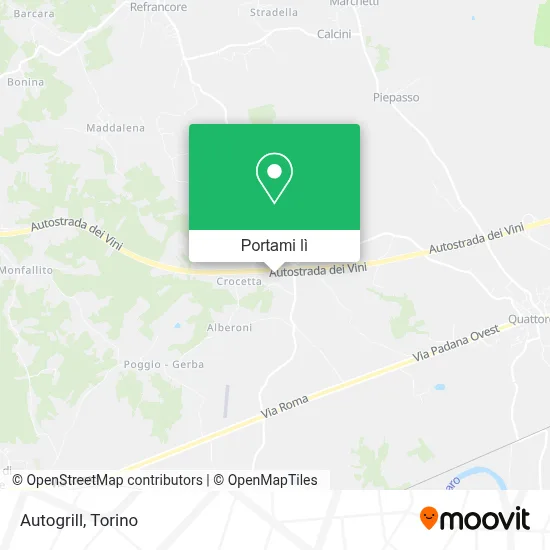 Mappa Autogrill