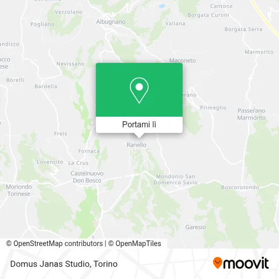 Mappa Domus Janas Studio