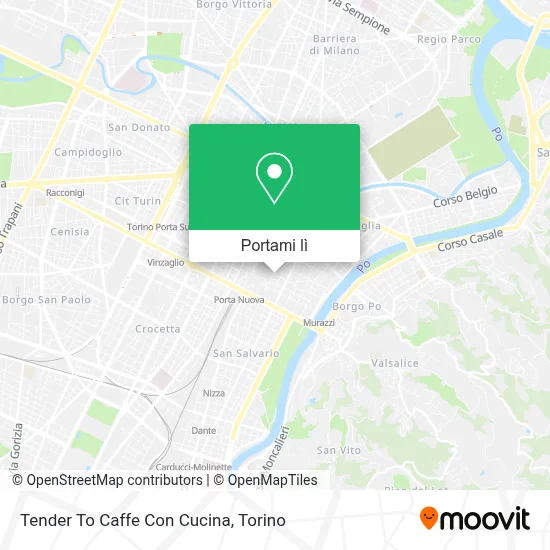 Mappa Tender To Caffe Con Cucina