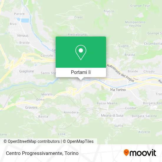 Mappa Centro Progressivamente