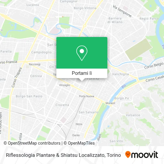 Mappa Riflessologia Plantare & Shiatsu Localizzato