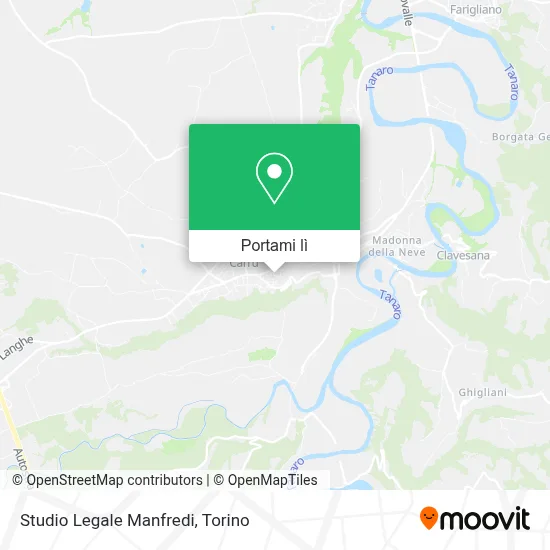 Mappa Studio Legale Manfredi
