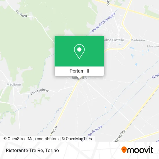 Mappa Ristorante Tre Re