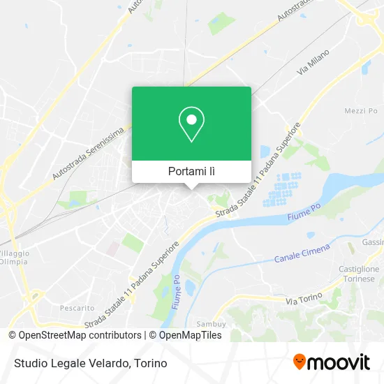 Mappa Studio Legale Velardo