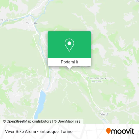 Mappa Viver Bike Arena - Entracque
