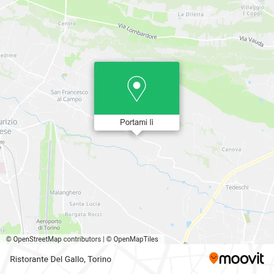 Mappa Ristorante Del Gallo