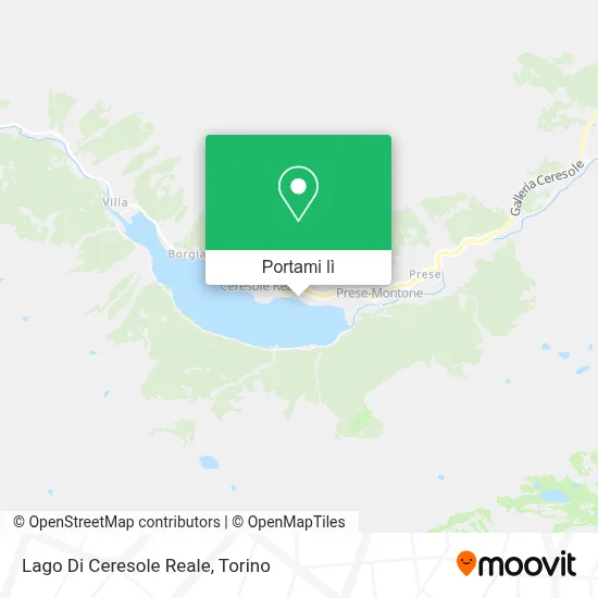 Mappa Lago Di Ceresole Reale