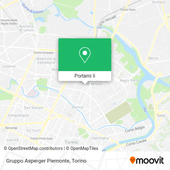 Mappa Gruppo Asperger Piemonte