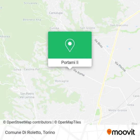 Mappa Comune Di Roletto