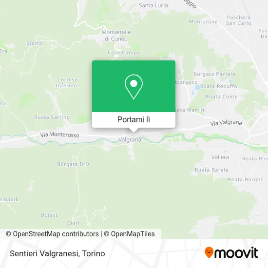 Mappa Sentieri Valgranesi