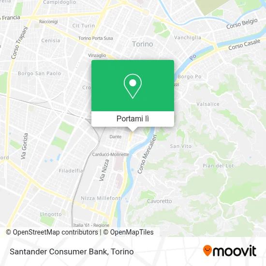 Mappa Santander Consumer Bank