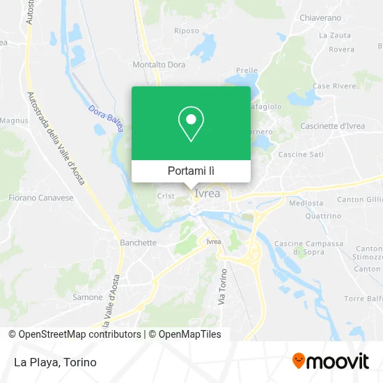 Mappa La Playa