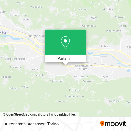 Mappa Autoricambi Accessori
