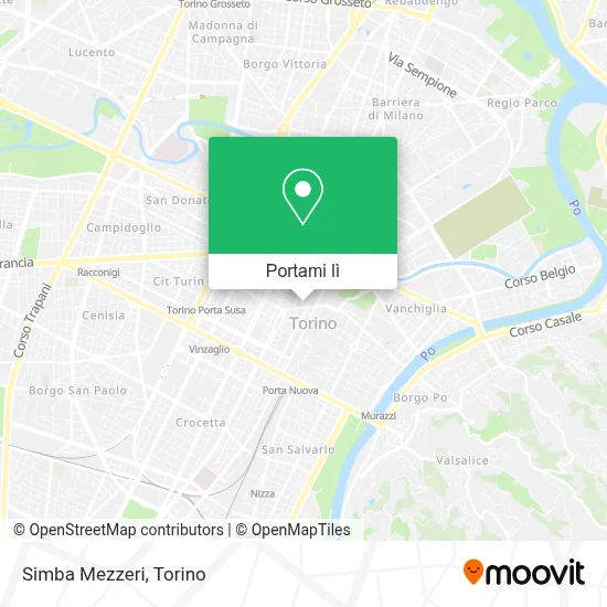 Mappa Simba Mezzeri
