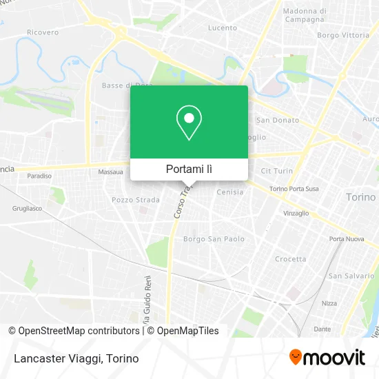 Mappa Lancaster Viaggi