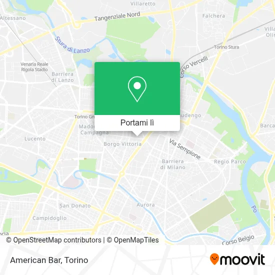 Mappa American Bar