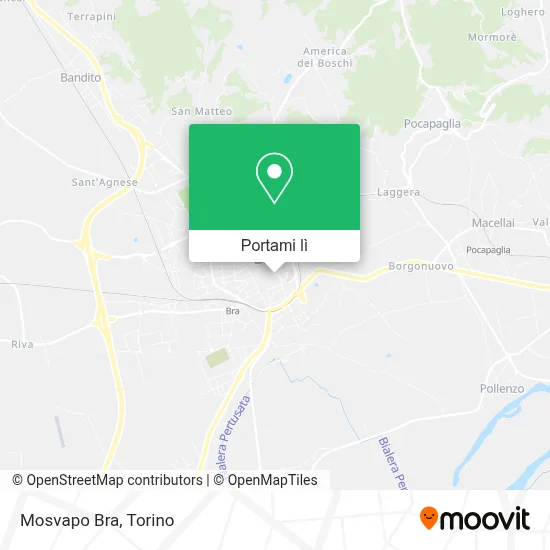 Mappa Mosvapo Bra
