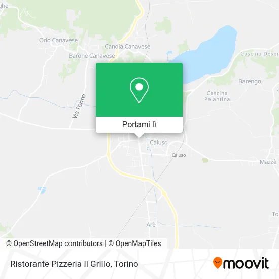 Mappa Ristorante Pizzeria Il Grillo
