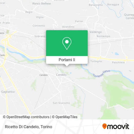 Mappa Ricetto Di Candelo