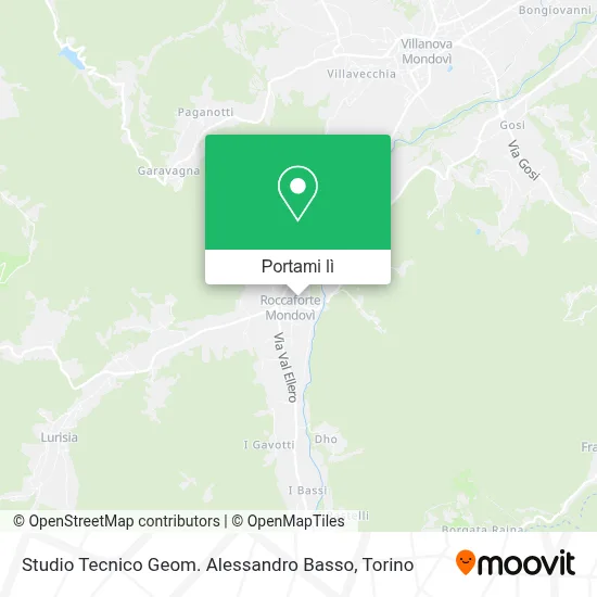 Mappa Studio Tecnico Geom. Alessandro Basso