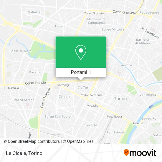 Mappa Le Cicale