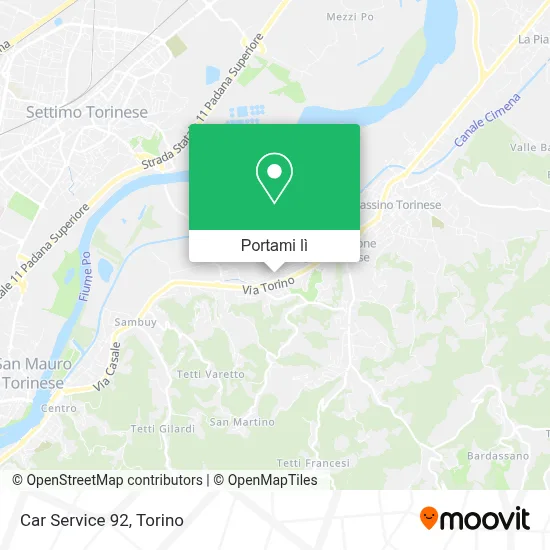 Mappa Car Service 92