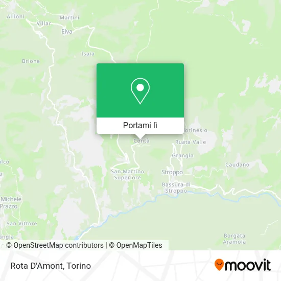 Mappa Rota D'Amont
