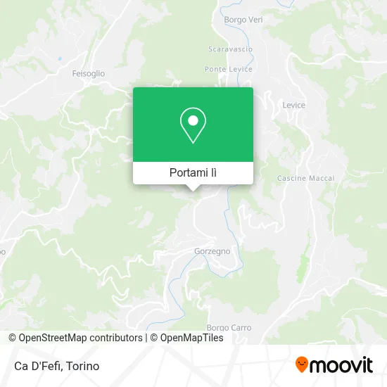 Mappa Ca D'Fefi