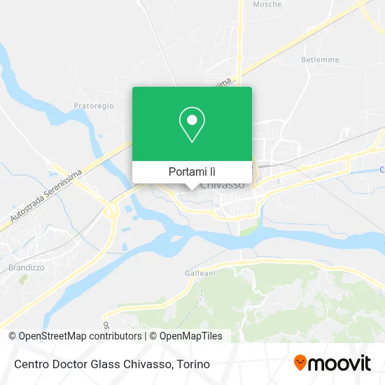 Mappa Centro Doctor Glass Chivasso