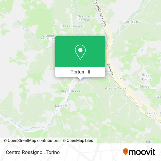 Mappa Centro Rossignol