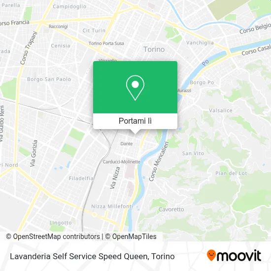 Mappa Lavanderia Self Service Speed Queen