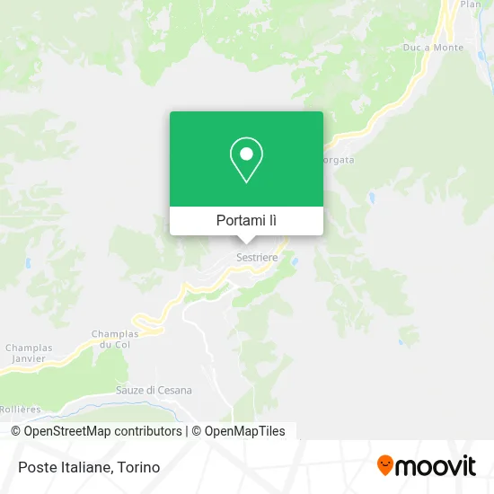 Mappa Poste Italiane